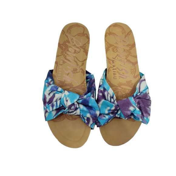 Blowfish Malibu Tie Dye Slide Sandals Size ESTIMATED - Picture 4 of 10